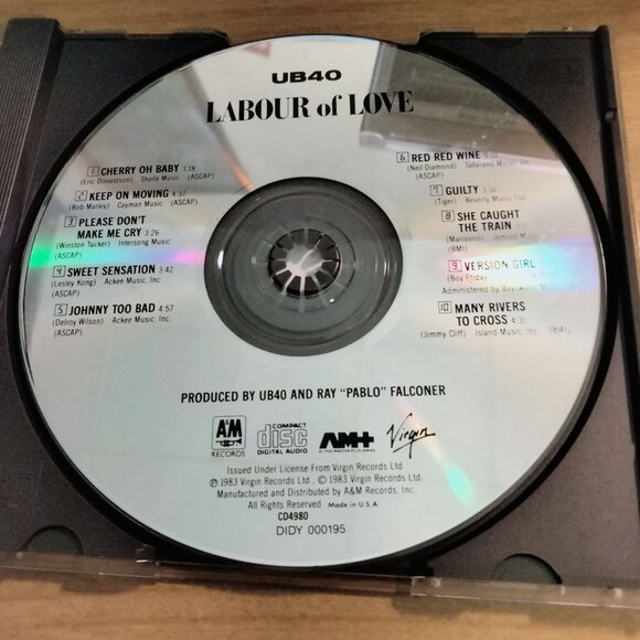 UB40 Labour Of Love CD Album Reggae 1983 Release - Picture 4 of 5